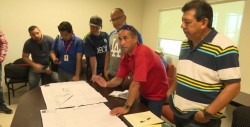 Revisan proyecto de la unidad deportiva Toledo Corro.