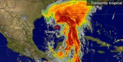 Se forma tormenta tropical Cindy en el Golfo de México