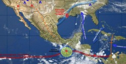 Frente frío y baja presión traerá fuertes vientos al norte del país
