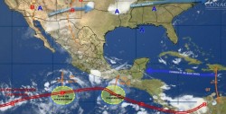 Onda tropical 10 y canal de baja presión provocarán lluvias