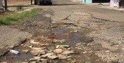 En malas condiciones se encuentra la calle Mauricio Magdaleno