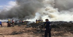 Pese esfuerzos, no ha sido posible sofocar incendio en Relleno Sanitario