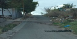 Otra calle en malas condiciones es Llanuras en Prados del Sol 2