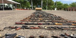 Destruyen 2 mil 199 armas decomisadas en Sinaloa y Durango