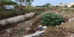 Se encuentra destruido arroyo que pasa por fraccionamiento Málaga