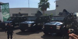 Entregan 8 camiones blindados a la SSP Sinaloa