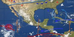 Onda tropical 27 traerá lluvias en gran parte de México