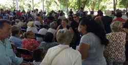 Largas filas se registran por el programa 65 y más