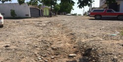 Piden pavimentación de calle Enrique Pérez Arce