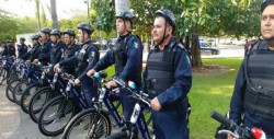 Entregan bicicletas eléctricas  a policías