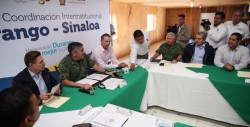 Aseguran gobernadores de Sinaloa y Durango baja de violencia en la Sierra