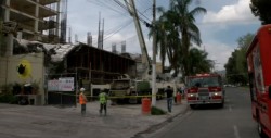 Colapso de obra deja seis heridos en Zapopan, Jalisco