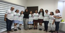 Recibe directora del ISDE, Paola Moncayo a Campeonas Nacionales de Softbol