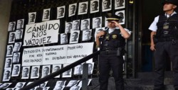 Periodistas protestan en la SEGOB por asesinato de Cándido Ríos