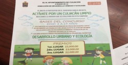 Lanzan convocatoria "Actívate por un Culiacán limpio"