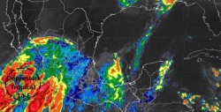Alerta de lluvias en Sinaloa por depresión tropical 14-E