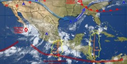 "Lidia" y onda tropical 31 provocarán lluvias en México