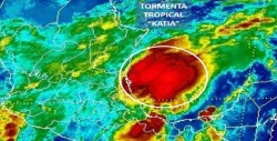 Tormenta Tropical Katia se extenderá hacia el norte y noreste del país