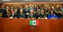 María del Rosario Espinoza recibe reconocimiento olimpico