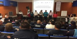 Capacitan a Policías en protocolo de actuación en violencia de género
