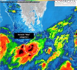 Tormenta Tropical "Norma" en el Pacífico