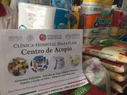 ISSSTE Mazatlán, coloca centro de acopio