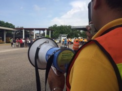 Realizan simulacro de emergencias en oficinas de SCT