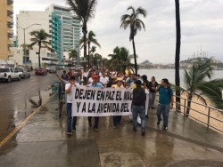 Protestan por remodelación del malecón
