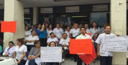Paran labores los trabajadores de Centros de Salud en todo el Estado