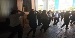 Realizan simulacro de sismo en el Ayuntamiento de Culiacán