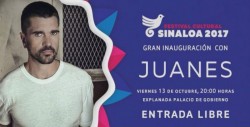 13 de octubre inicia Festival Cultural Sinaloa 2017