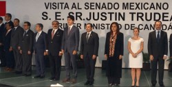 Senado recibe a Justin Trudeau en sesión solemne