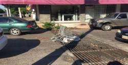 Rejilla defectuosa en alcantarilla por Buelna y Sepúlveda