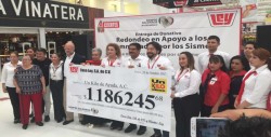 Logra Casa Ley en Sinaloa redondeo de 1, 186. 245 pesos
