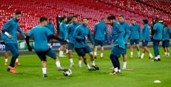 Real Madrid entrena en Wembley previo a enfrentar a Tottenham