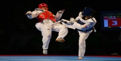 Briceida Acosta al Gran Prix de TKD de Costa de Marfil