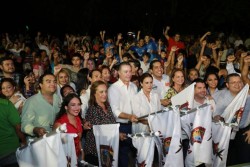 Dan banderazo para construcción  de nueva etapa  del Parque Las Riberas