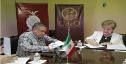 Firman convenio de colaboración la U de O y la SSP