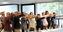Toman protesta  Presidentes de los Consejos Distritales y Municipales
