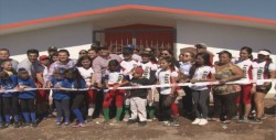 Inaugura Alcalde Jesús Valdés estadio de beisbol de Bachigualato