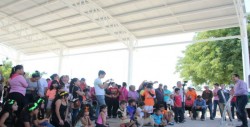 Inaugura Jesús Valdés obras en Bachigualato y el Campo El Díez