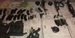 Detienen a presunto delincuente con arsenal