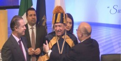 Entrega la U.A.S. Honoris Causa a Enrique Fernández Fassnacht