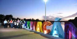 Inauguran las letras emblemáticas de Culiacán