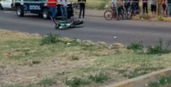 Muere motociclista