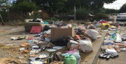 Área verde convertida en basurón